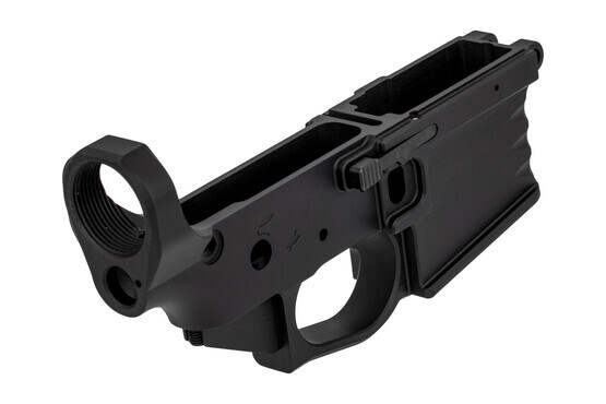 The CMT ambidextrous AR15 lower receiver comes with a receiver tensioning screw